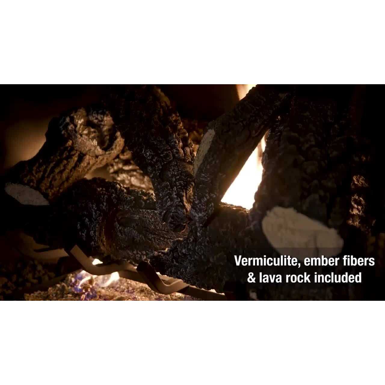 Pleasant Hearth Arlington Ash Vented Gas Log Set VL-AA24D