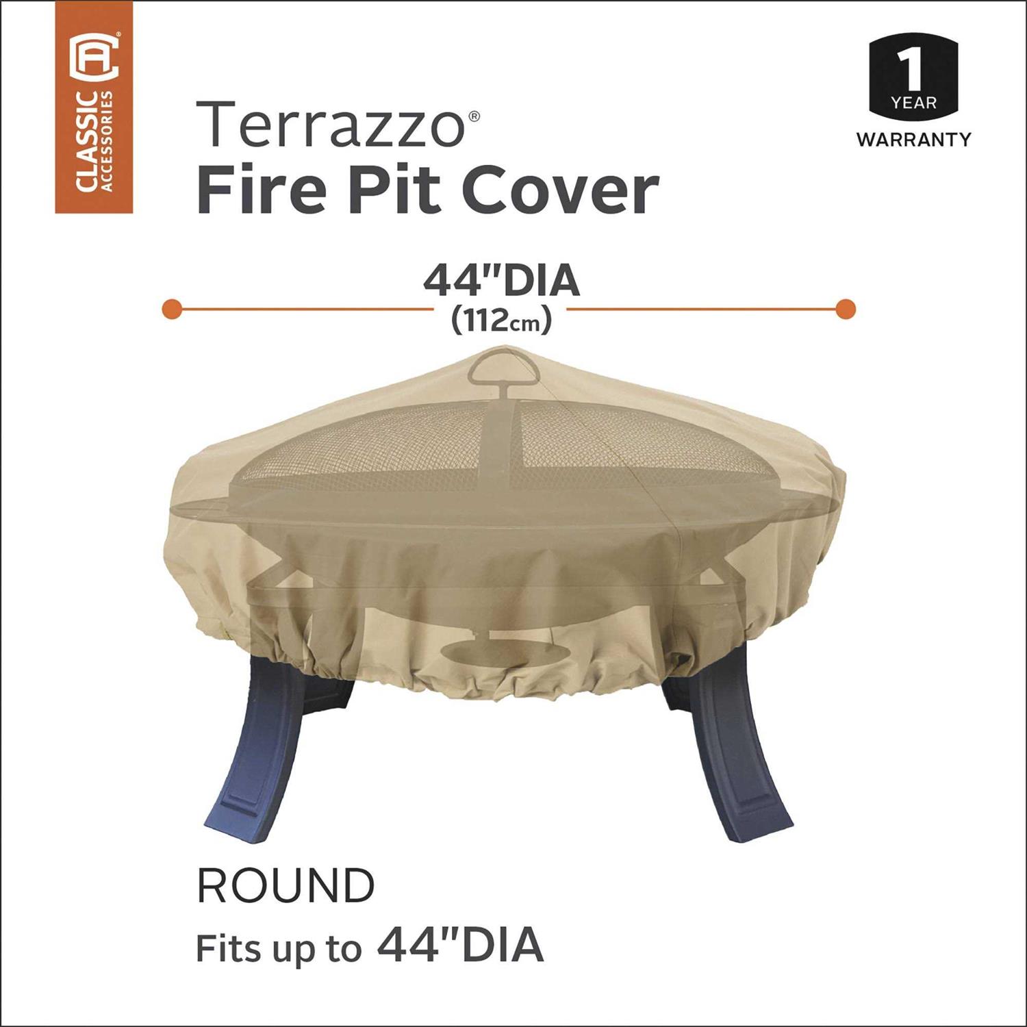 Classic Accessories Terrazzo Fire Pit Cover