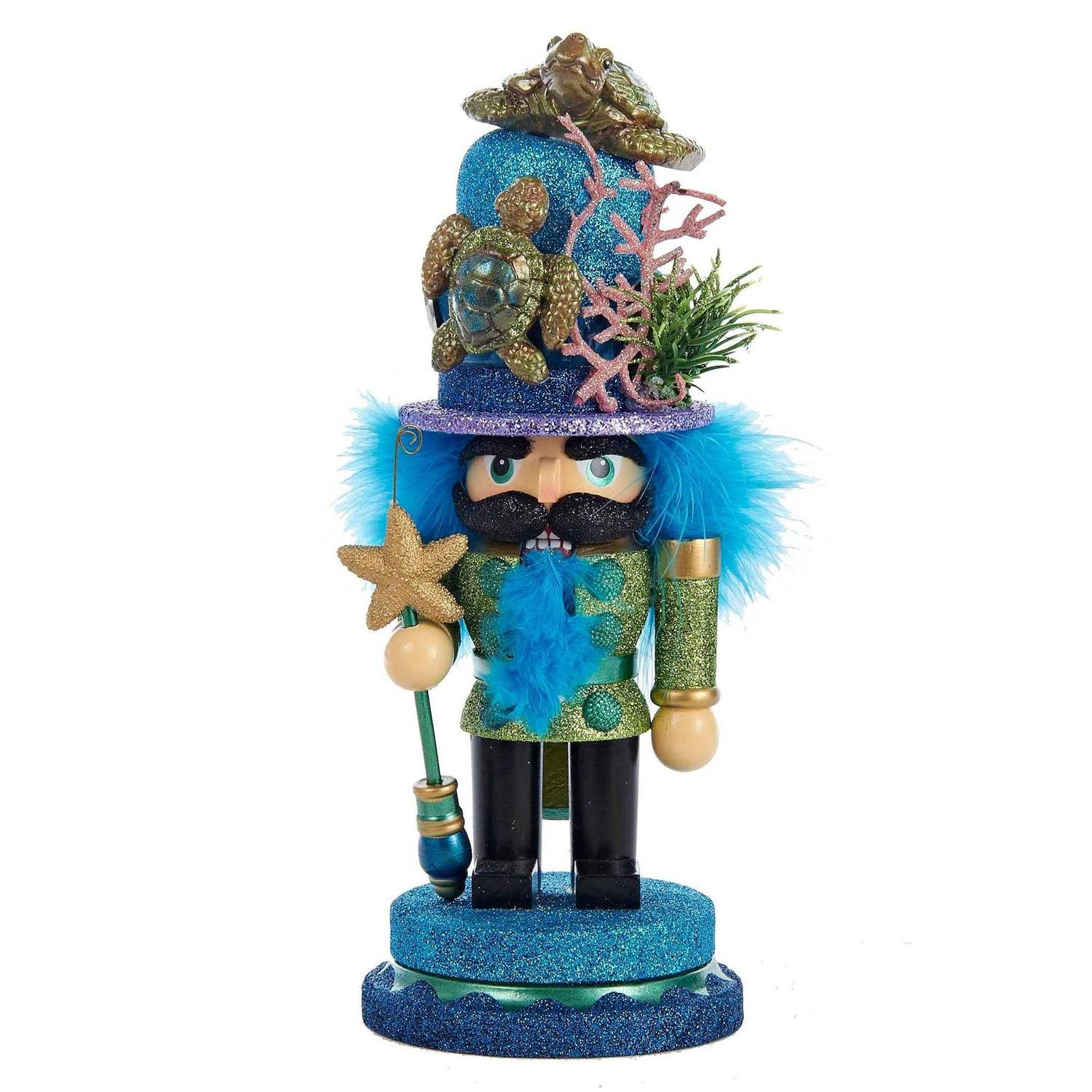 Hollywood Nutcracker with Sea Turtle Hat Kurt Adler