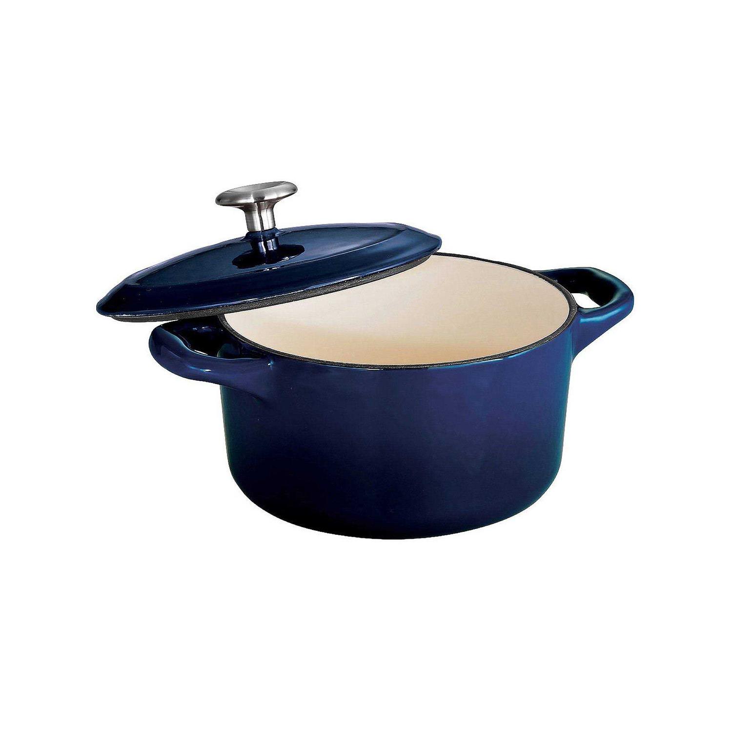 Tramontina Gourmet Enameled Cast Iron 24 oz. Covered Small Cocotte