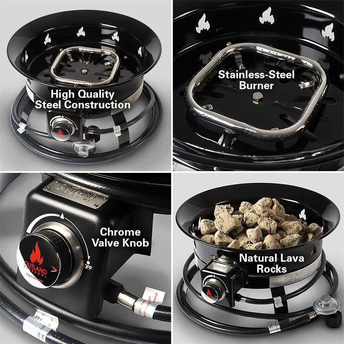 Outland Living Standard Propane Fire Pit 883 MEGA