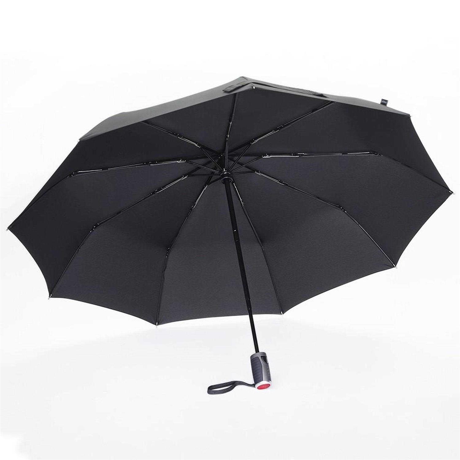 LifeTek Windproof Travel Umbrella Compact Automatic Wind Resistant Strong and Portable