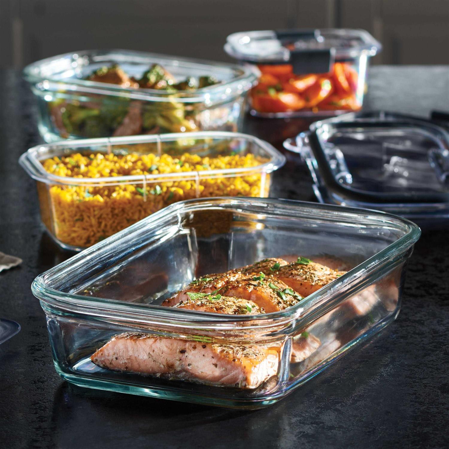 Rubbermaid Brilliance 10-pc. Glass Food Storage Container Set
