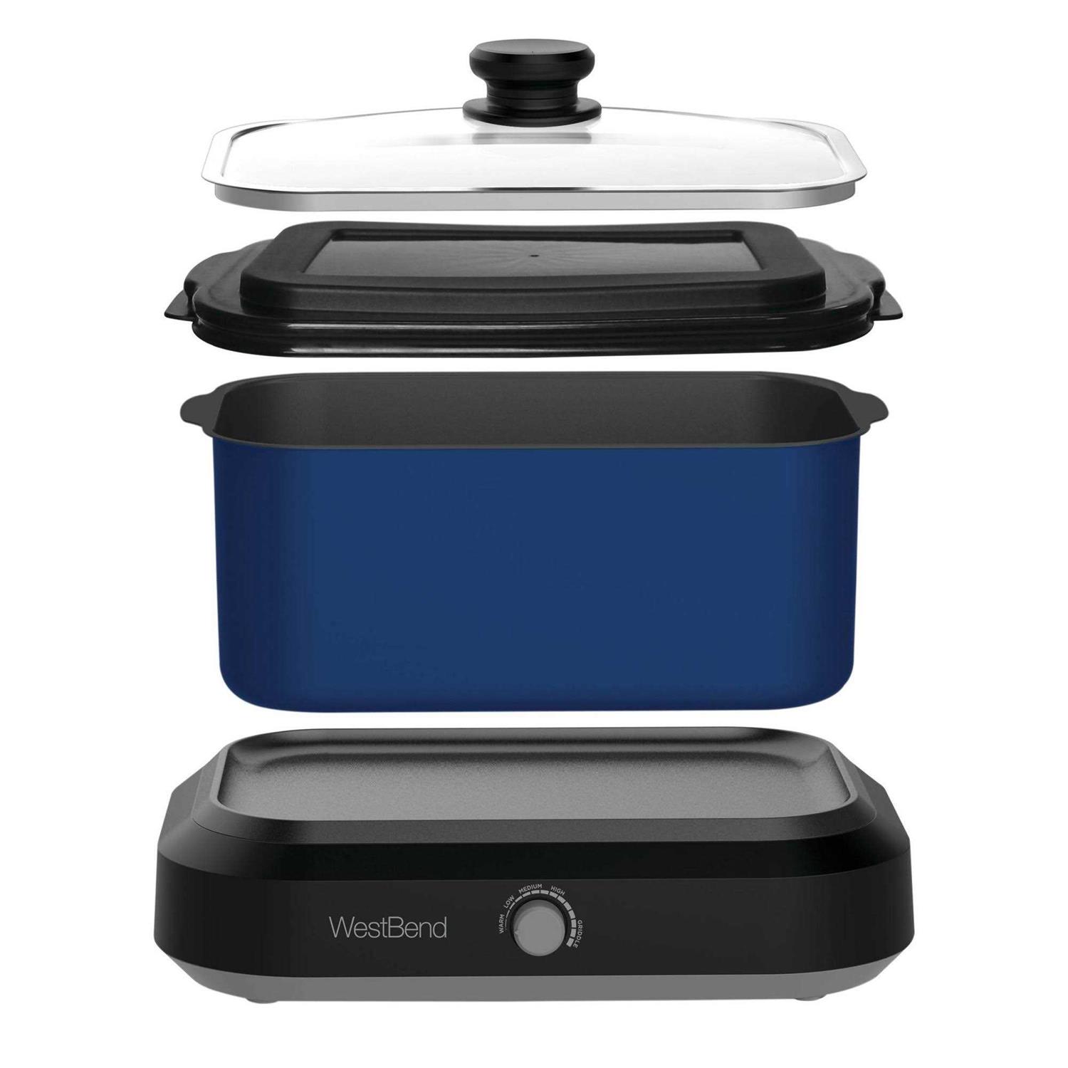 West Bend Versatility Slow Cooker 6 qt. Capacity