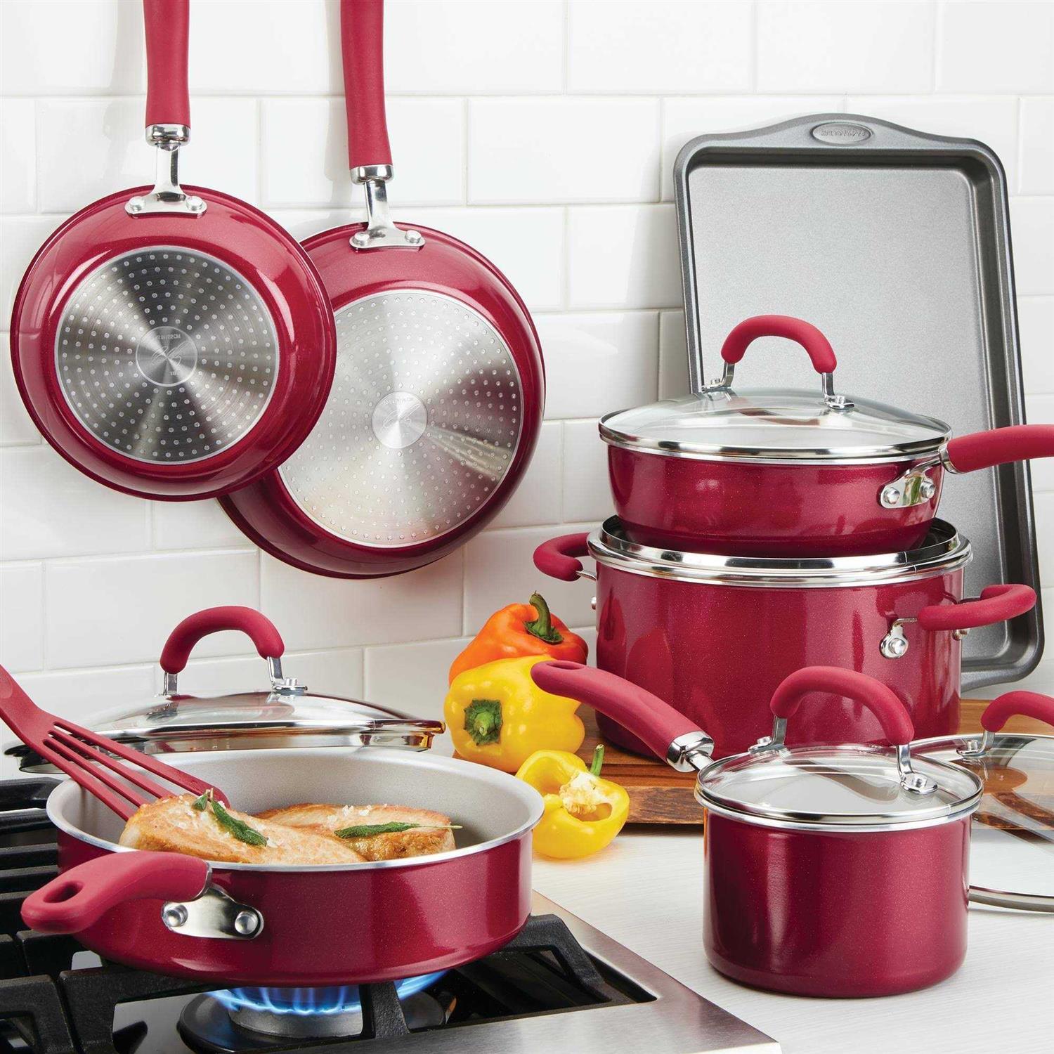 Rachael Ray 13 Create Delicious Aluminum Nonstick Cookware Set