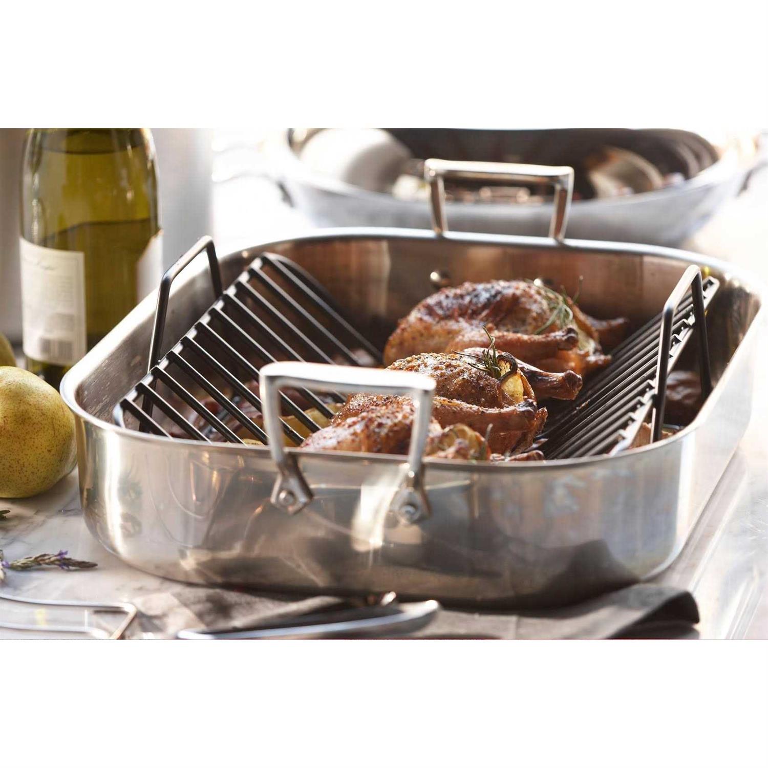 All-Clad Stainless Steel Roaster with Rack
