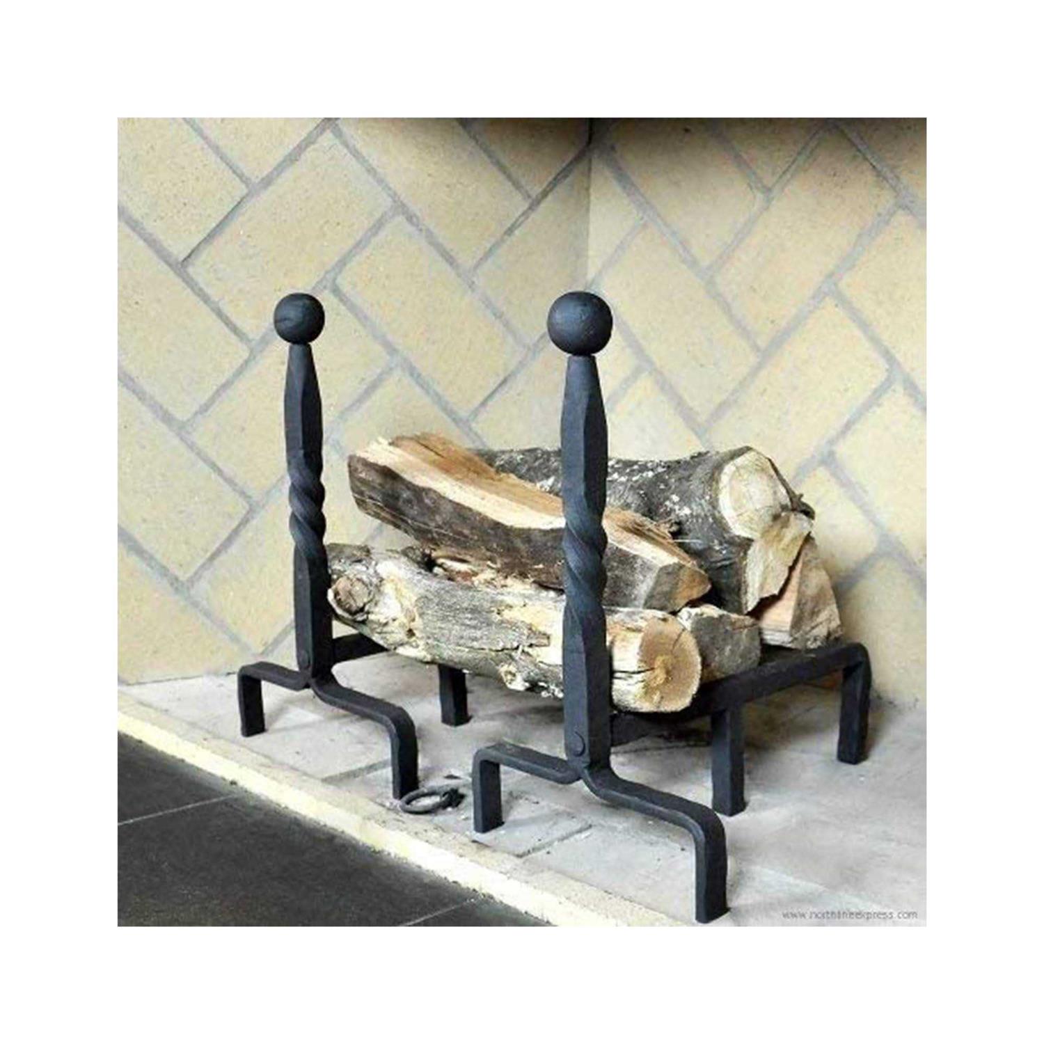 Minuteman Ball End Andirons