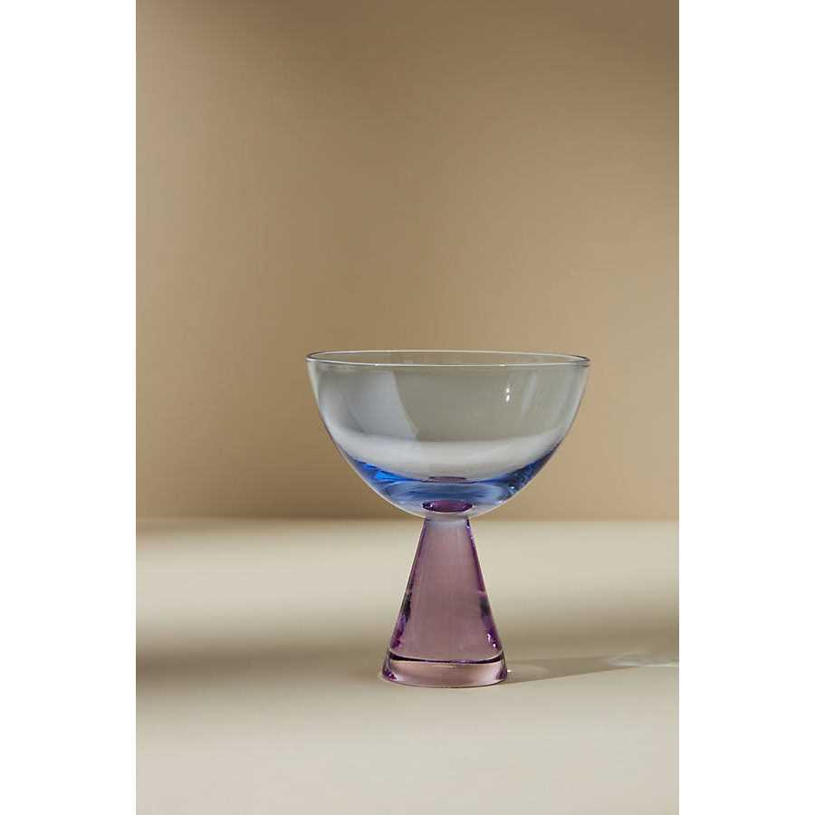 Ramona Coupe Glasses Set of 4 by Anthropologie