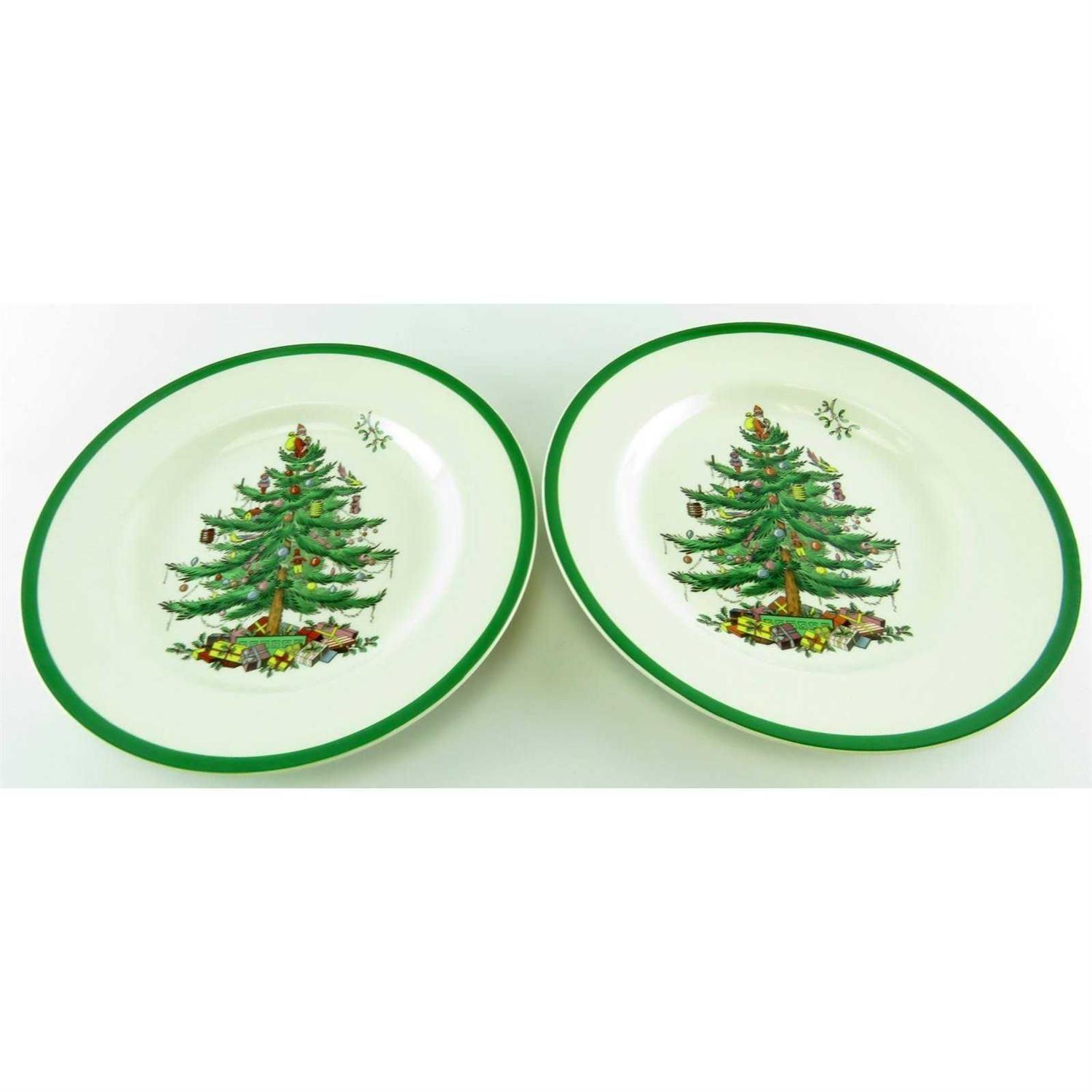 Spode Christmas Tree Plates