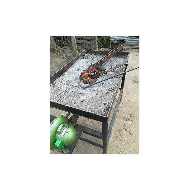 sunlar 110v 250w us style electric blacksmith forge blower blacksmithing coal forge fan air blower tools with 125cfm