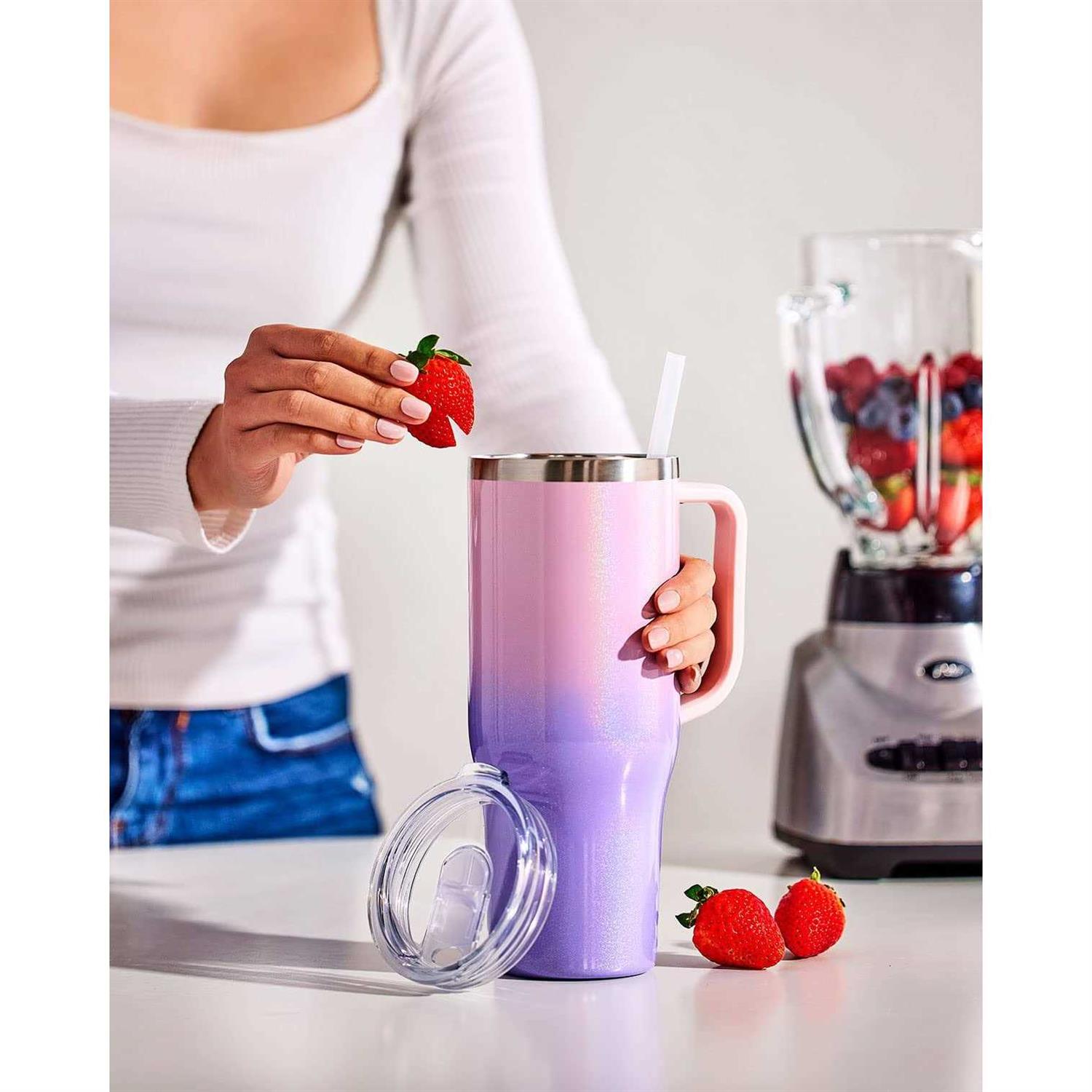 Maars Drinkware Maars Charger 40oz Insulated Travel Mug Tumbler with Handle