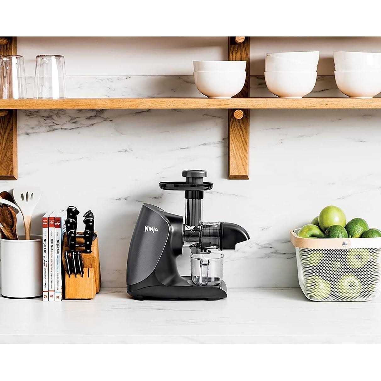 Ninja Cold Press Juicer Pro Powerful Slow Juicer with Total Pulp Control