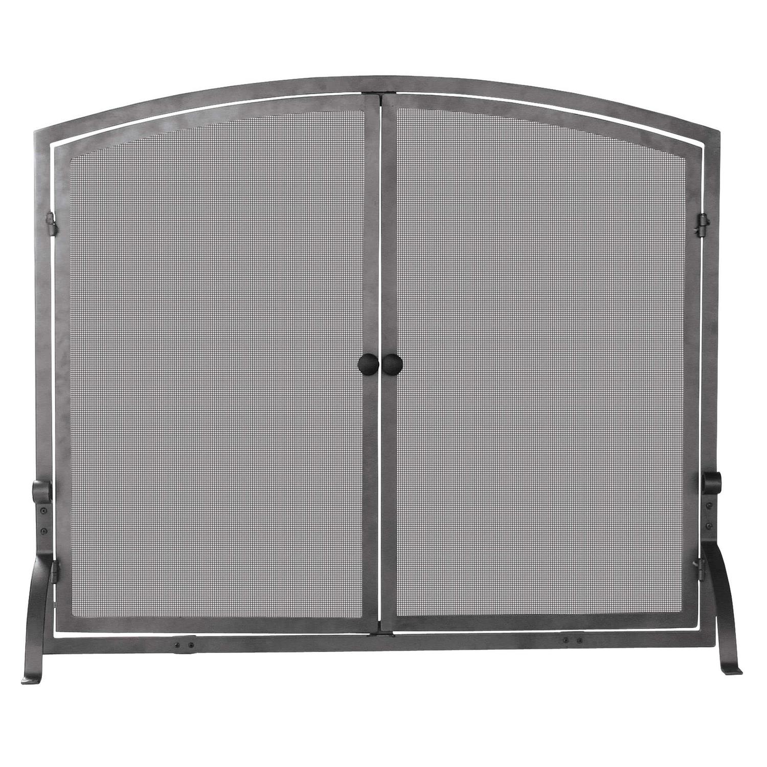Uniflame Single Panel Olde World Iron Screen with Doors Large S-1142