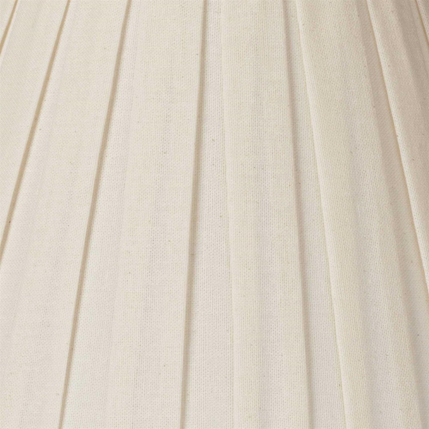 Springcrest Creme Linen Medium Box Pleat Lamp Shade 7 Top x 14 Bottom x 11 High Replacement with Harp and Finial