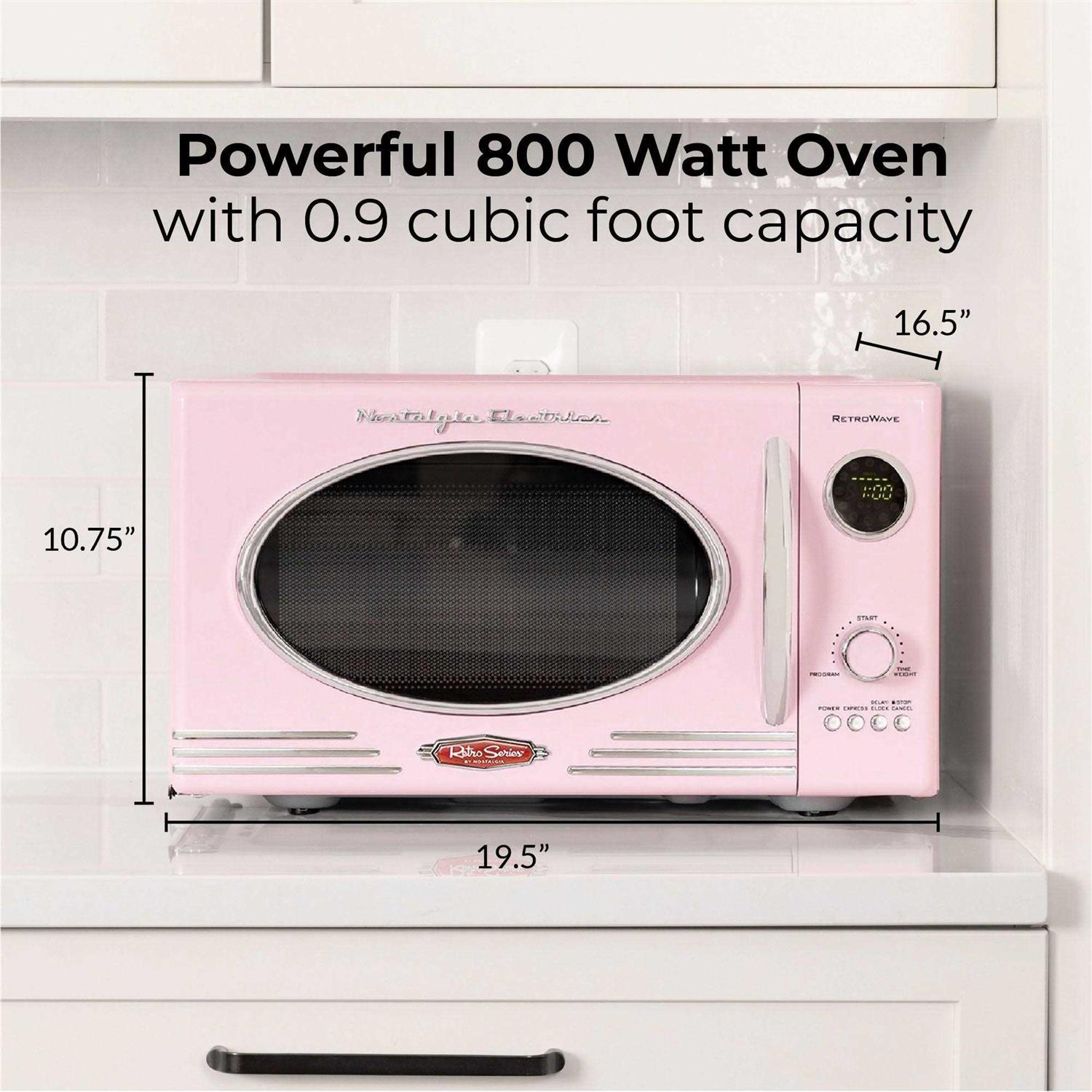Nostalgia 0.9 Retro Microwave Oven