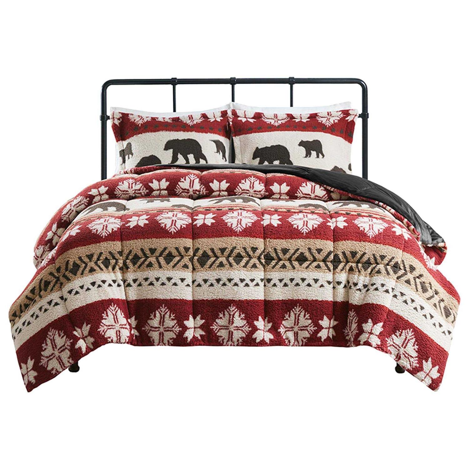 Woolrich Tunbridge Print Sherpa Comforter Set