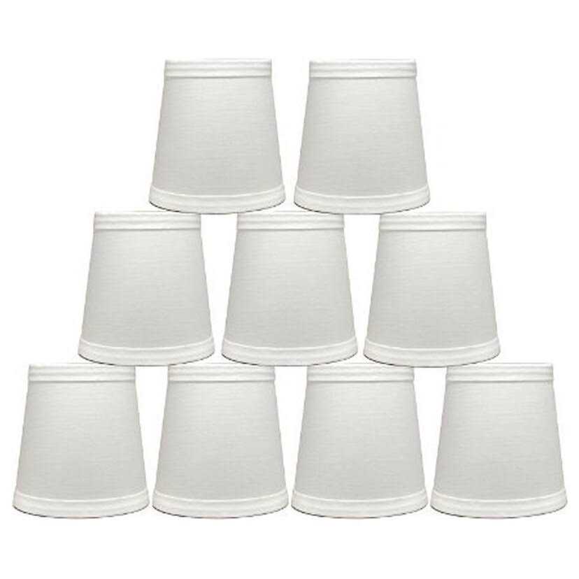 Urbanest Cotton Chandelier Lamp Shades 3x4x4 inch