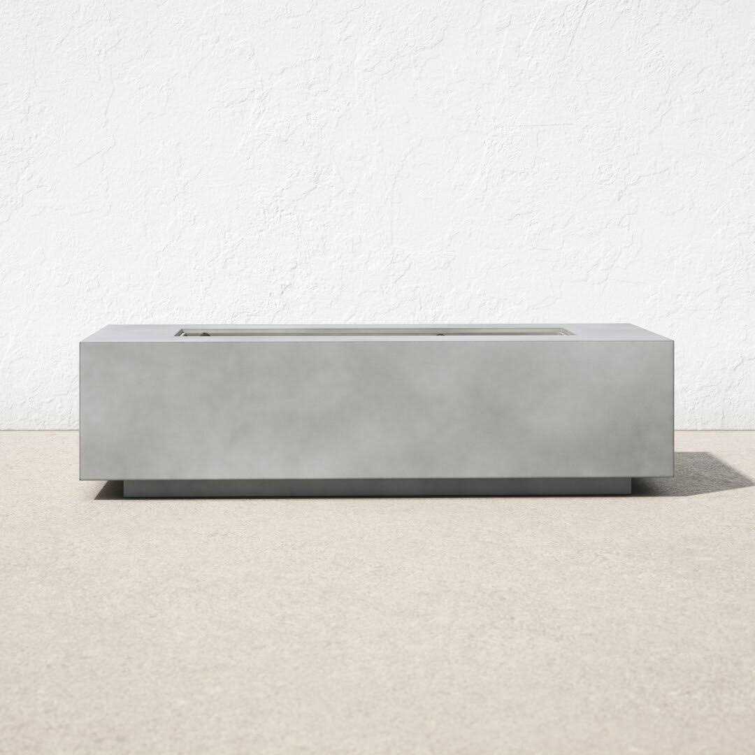 AllModern Rashid Concrete Propane Outdoor Fire Pit Table Finish