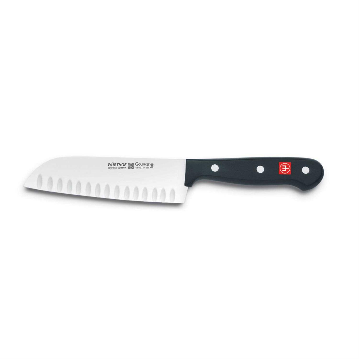 Wusthof Gourmet 5 Hollow Edge Santoku Knife