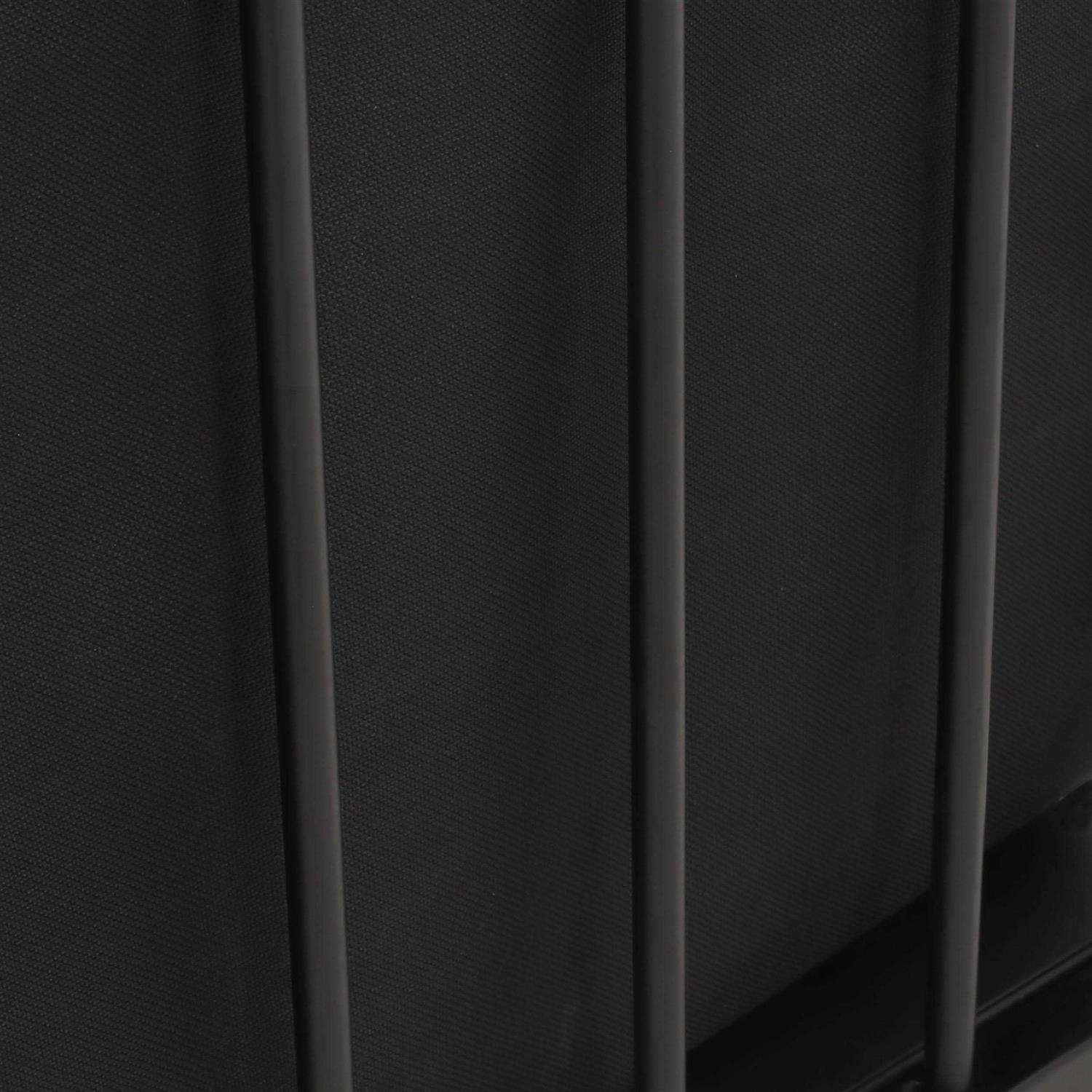 Noble House Cosada Modern Iron and Canvas Fireplace Log Holder