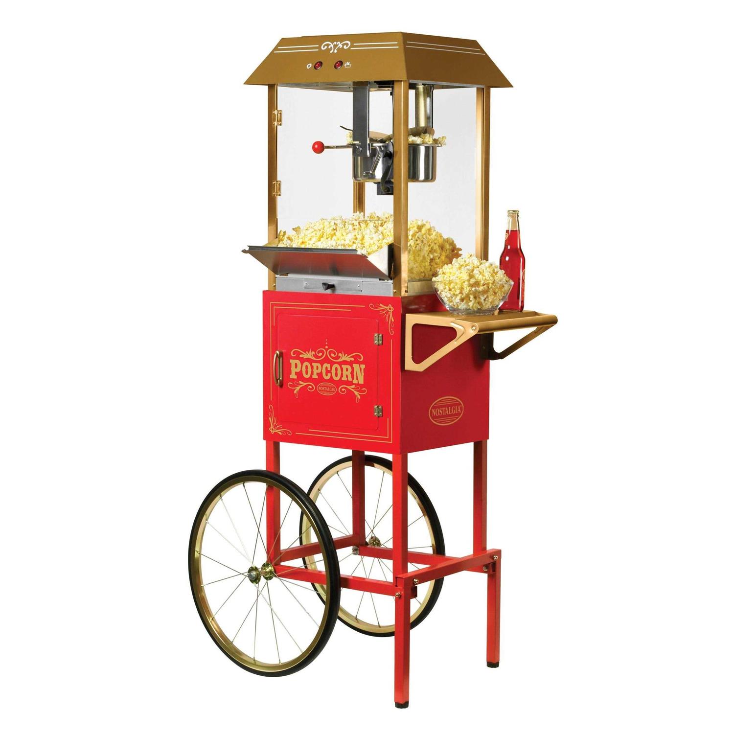 Nostalgia Vintage 10-Ounce Popcorn Cart