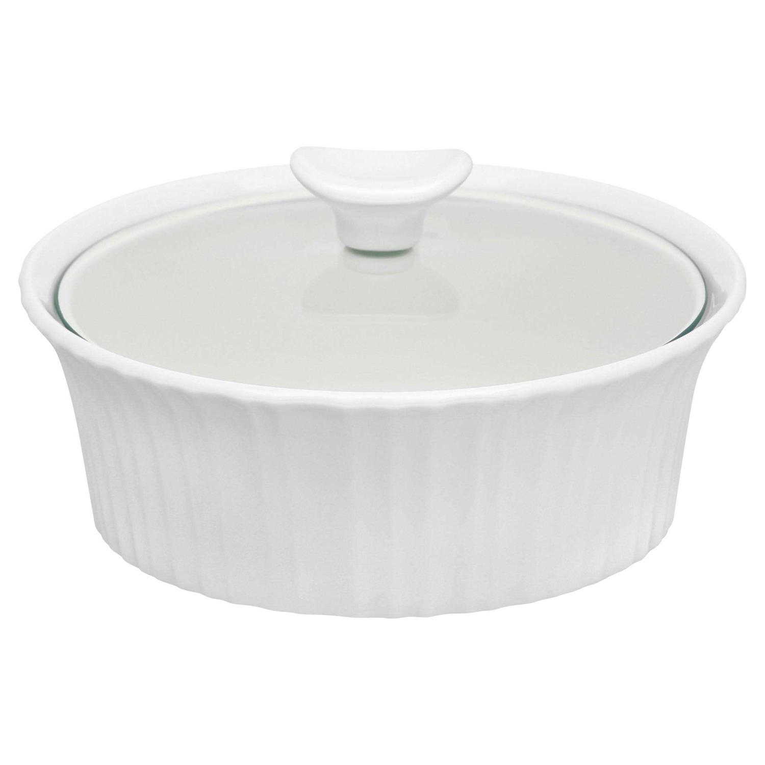 Corningware Round Casserole with Glass Cover