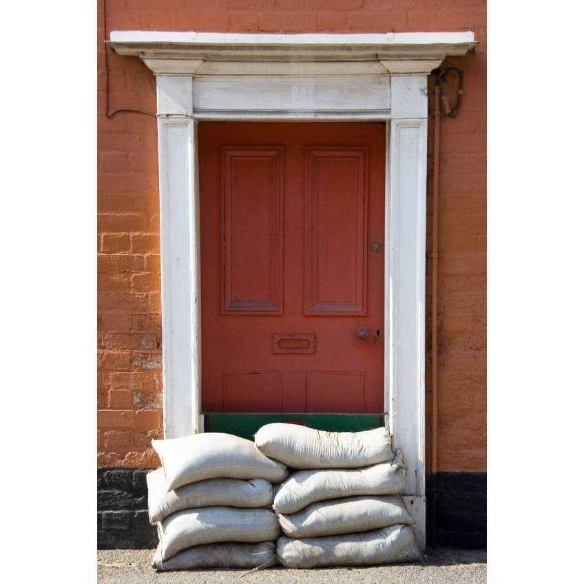 15 in. x 27 in. White Woven Sand Bags with Tie String (25-Pack)