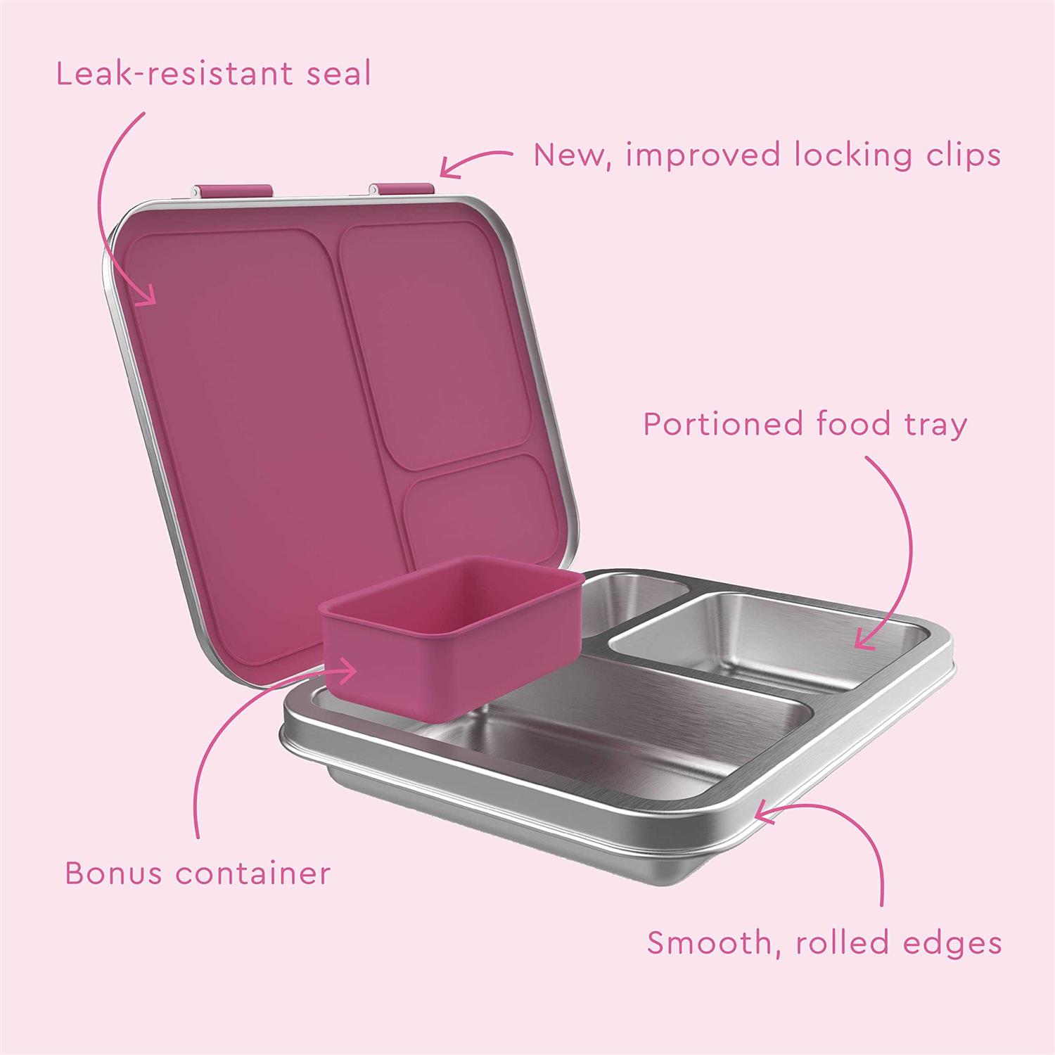 Bentgo Kids Stainless Steel Leak-Resistant Lunch Box