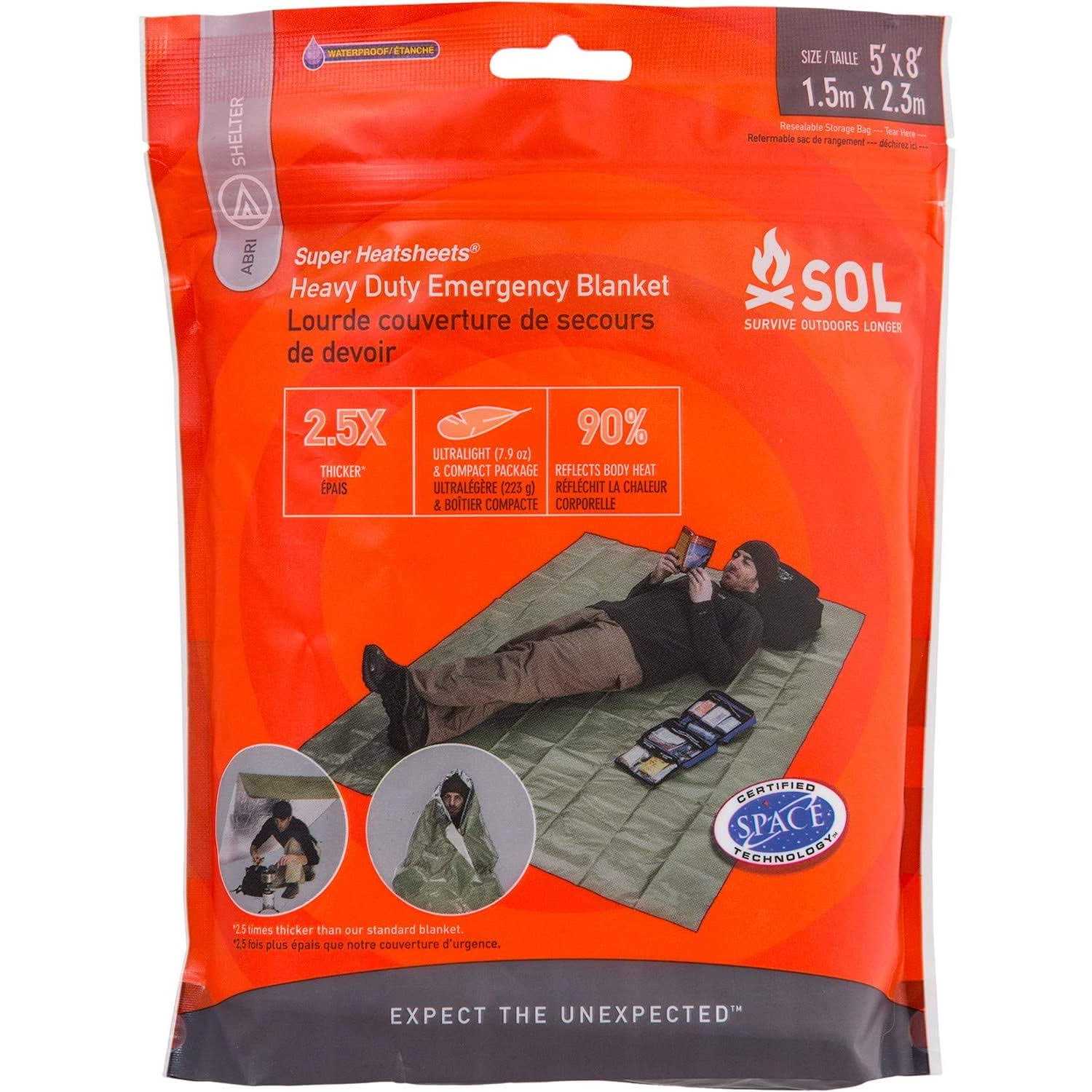 SOL Heavy Duty Emergency Blanket