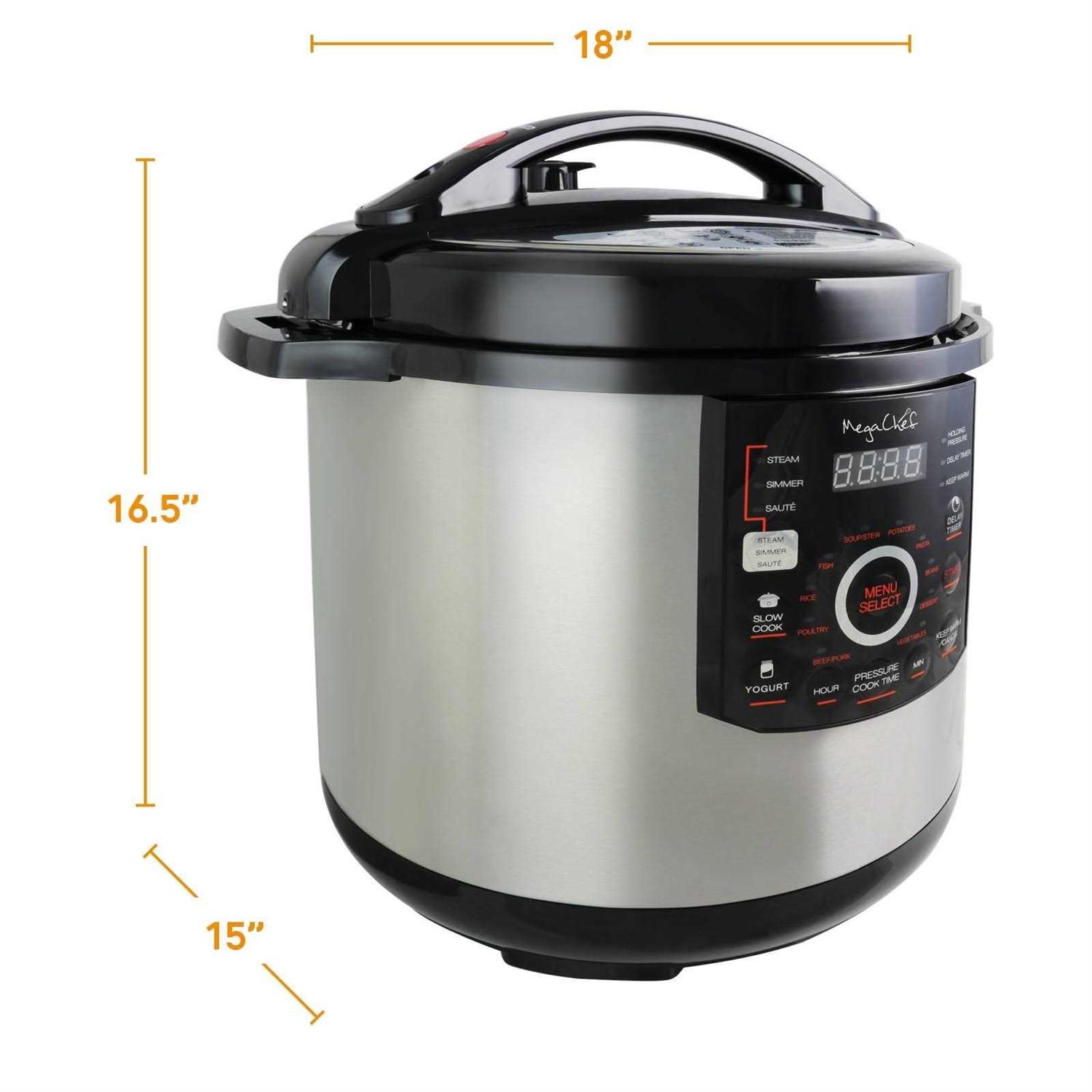 Megachef Digital Pressure Cooker 12 Quart