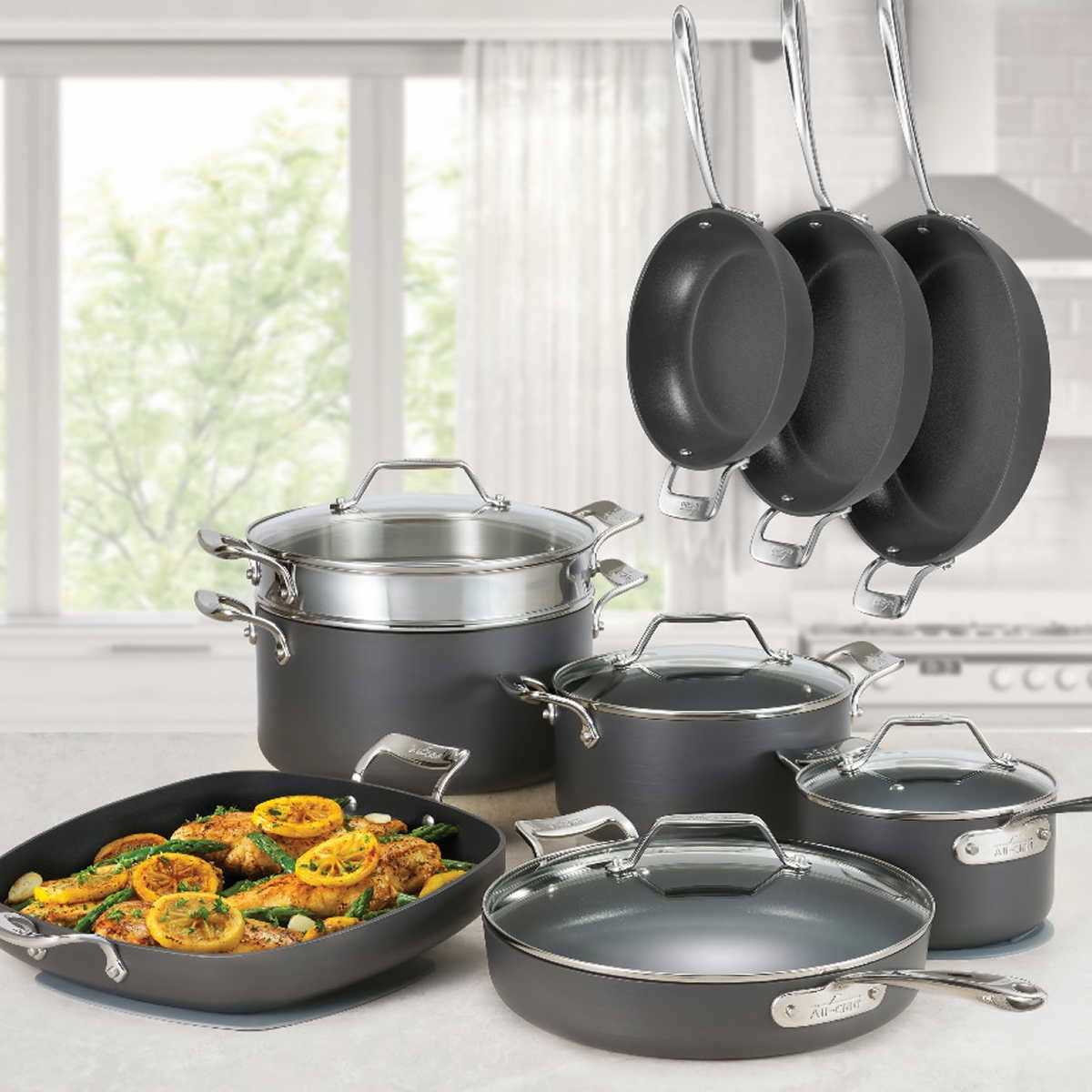 All-clad Essentials Nonstick 13-piece Cookware Set