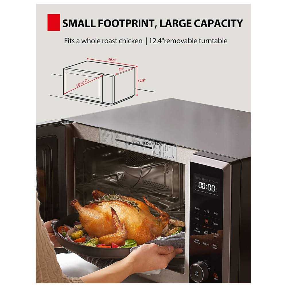 Toshiba Air Fryer Combo 8-in-1 Countertop Microwave Oven Convection