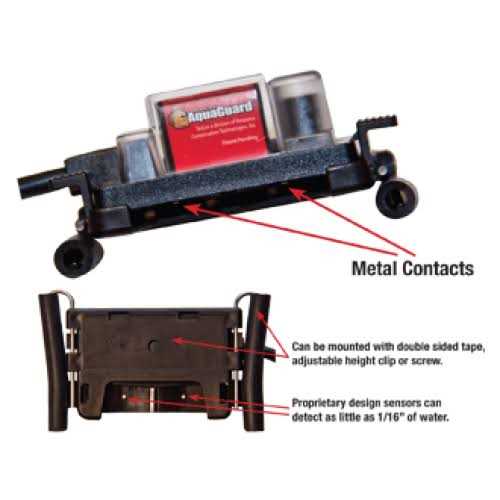 Rectorseal AquaGuard Multipurpose Water Sensor for Metal and Plastic Secondary Drain Pans AG-1250E