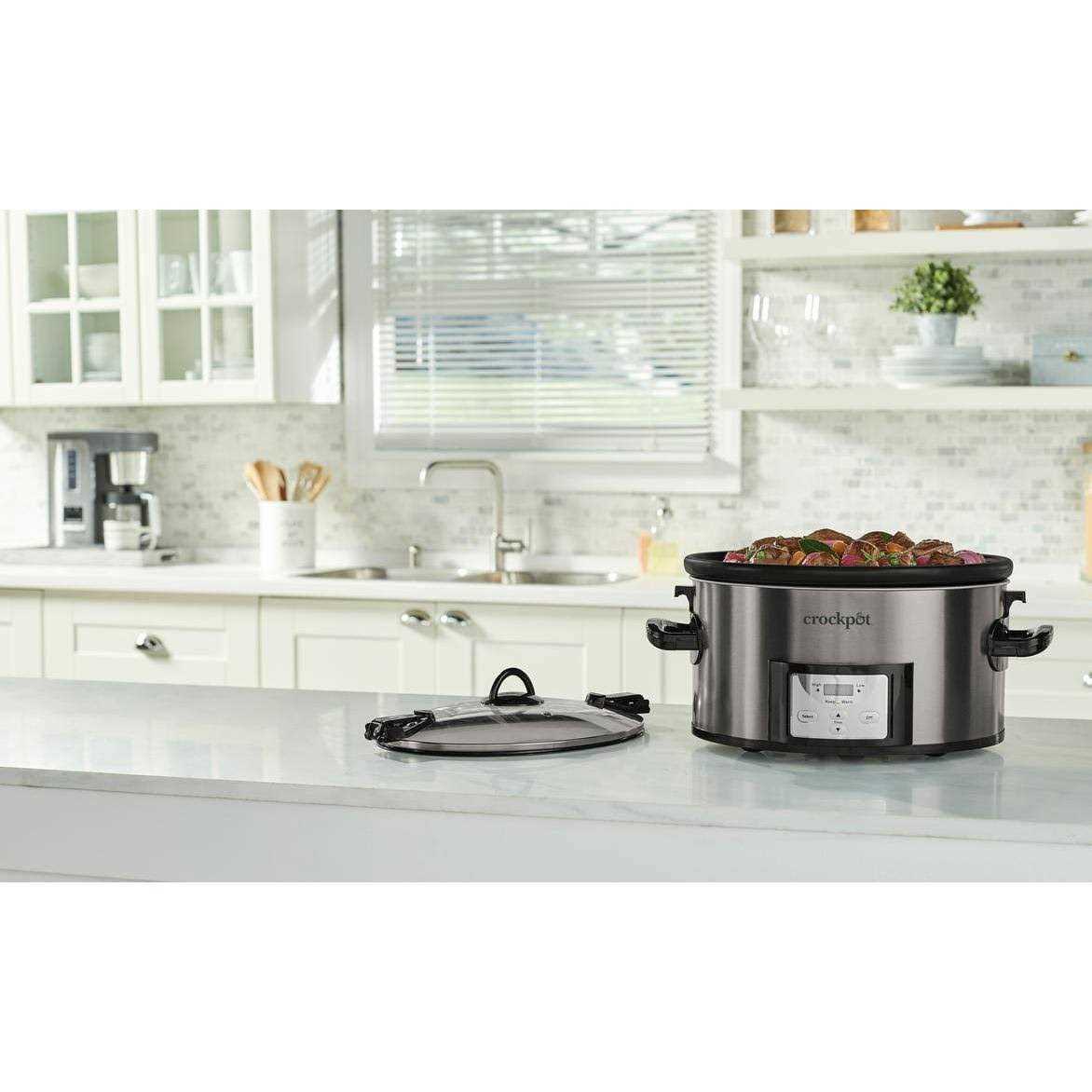 Crock Pot 7qt Cook & Carry Programmable Easy-Clean Slow Cooker