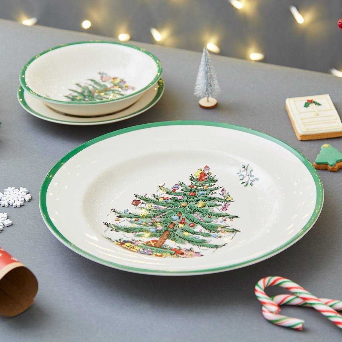 Spode Christmas Tree Plates