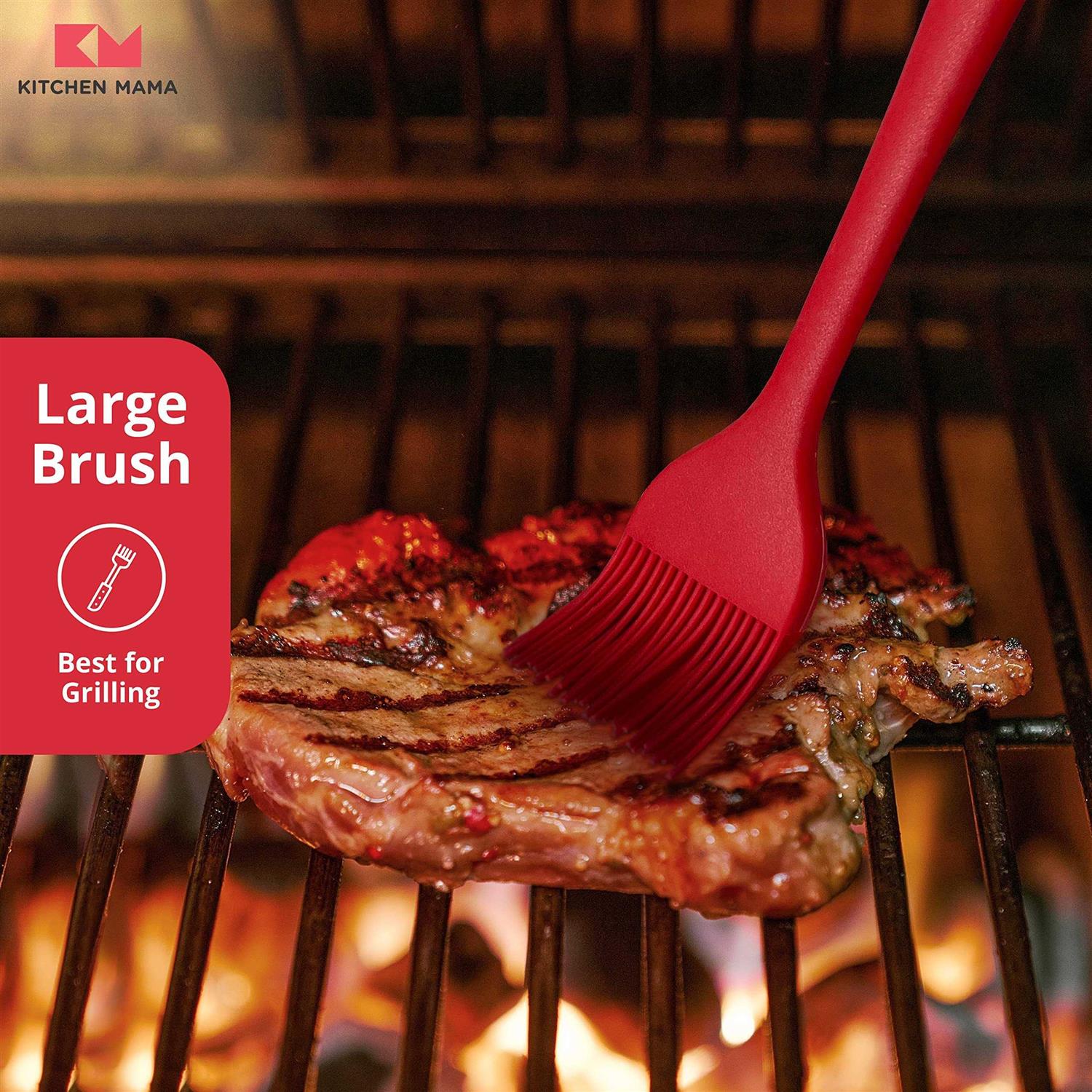 Kitchen Mama Silicon Pastry Brushes