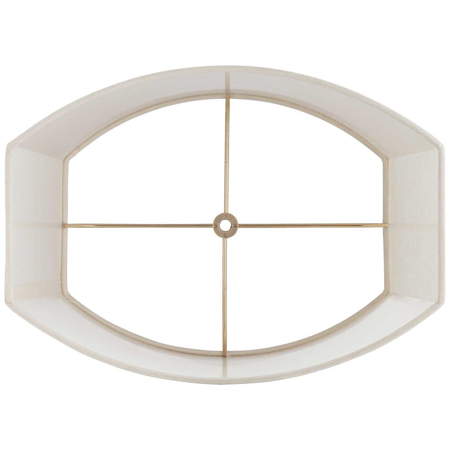 Springcrest Set of 2 Oval Lamp Shades 10/12.5×11/15×10