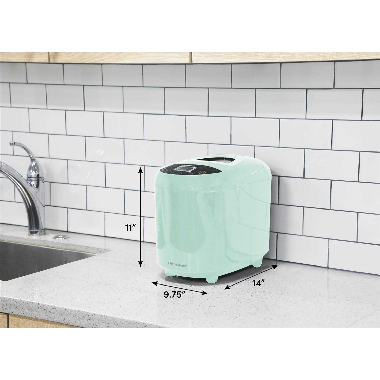 Elite Gourmet 2-lb Programmable Bread Machine Maker