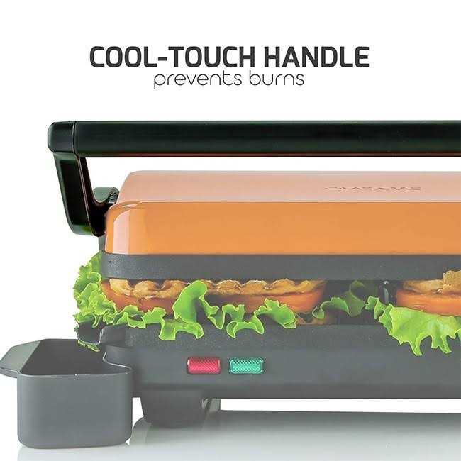 Ovente Electric Panini Press Grill