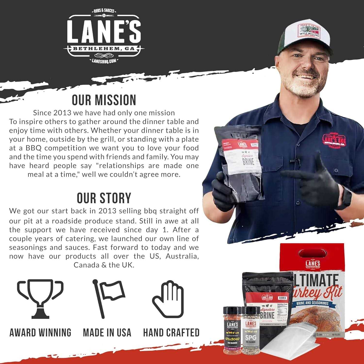 Lane’s Ultimate Turkey Brine Kit with Brine Bag Included