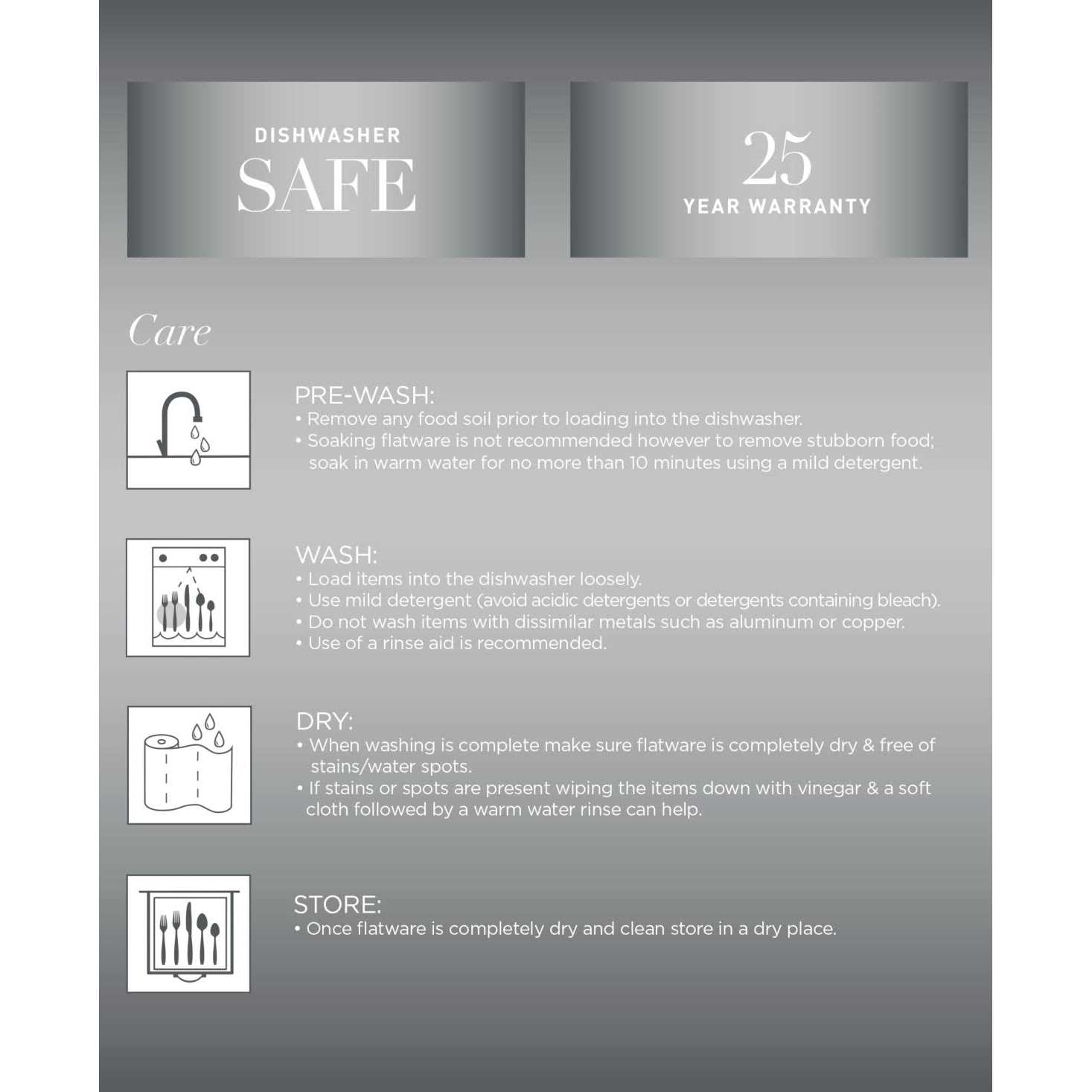 Cambridge Silversmiths Gilda Satin 20 Piece Flatware Set