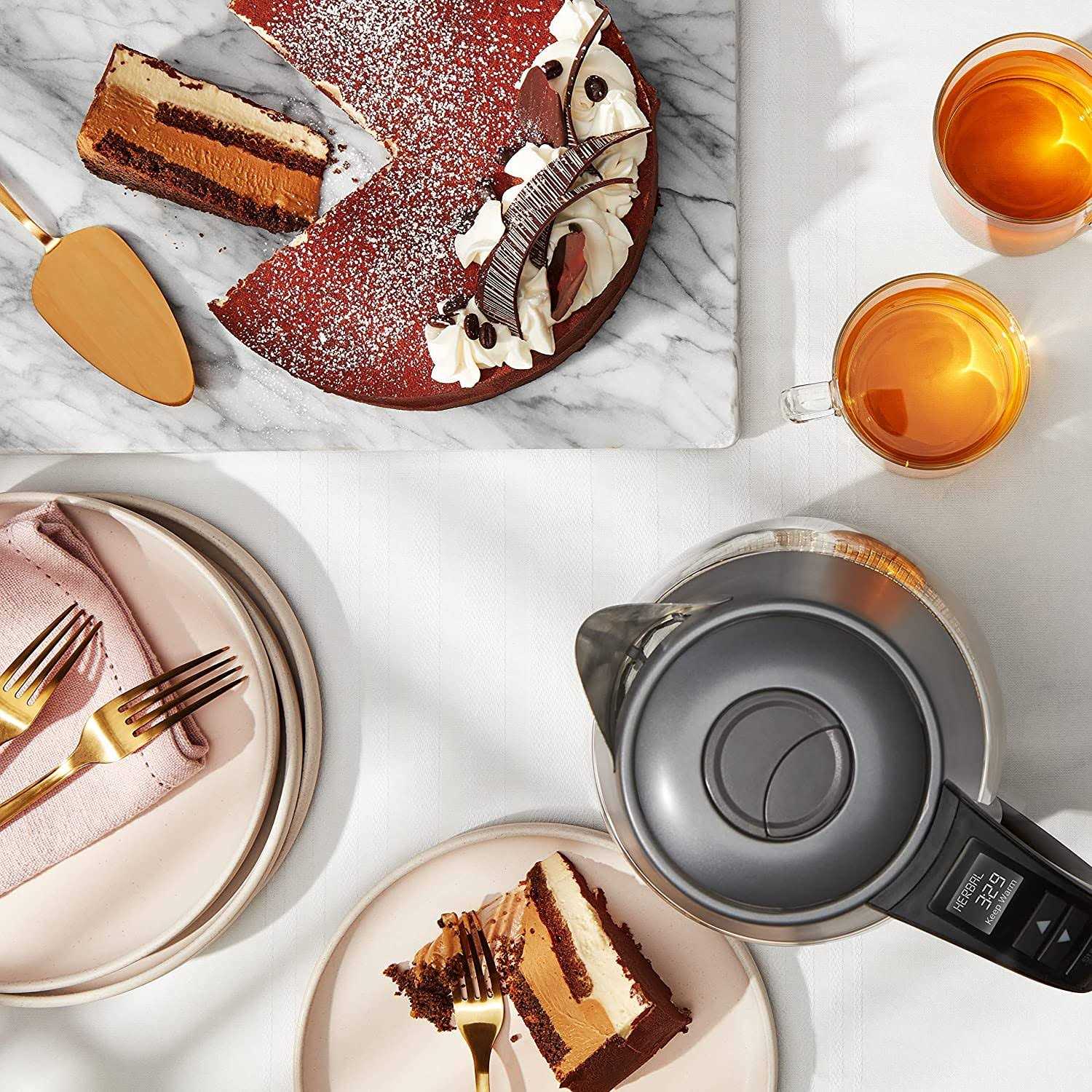 Chefman 1.8L Digital Electric Glass Kettle