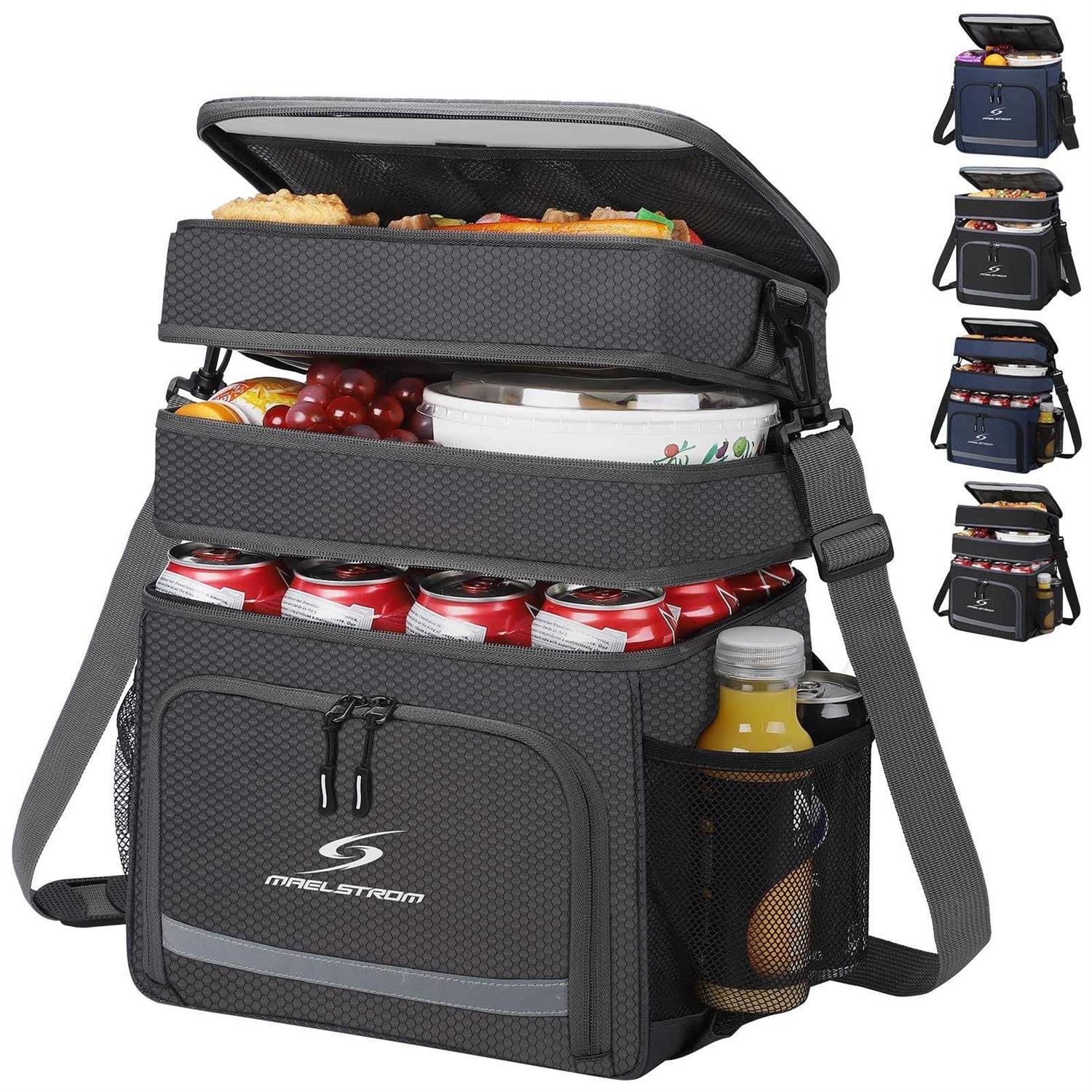 Maelstrom Lunch Box for Men,Insulated Lunch Bag Women/Men,Leakproof Lunch Cooler Bag