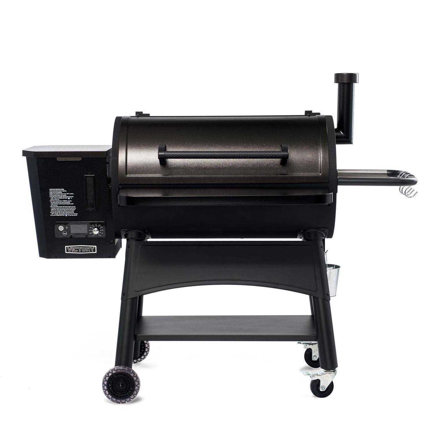 Victory 35-Inch Wood Pellet Grill with Front Shelf