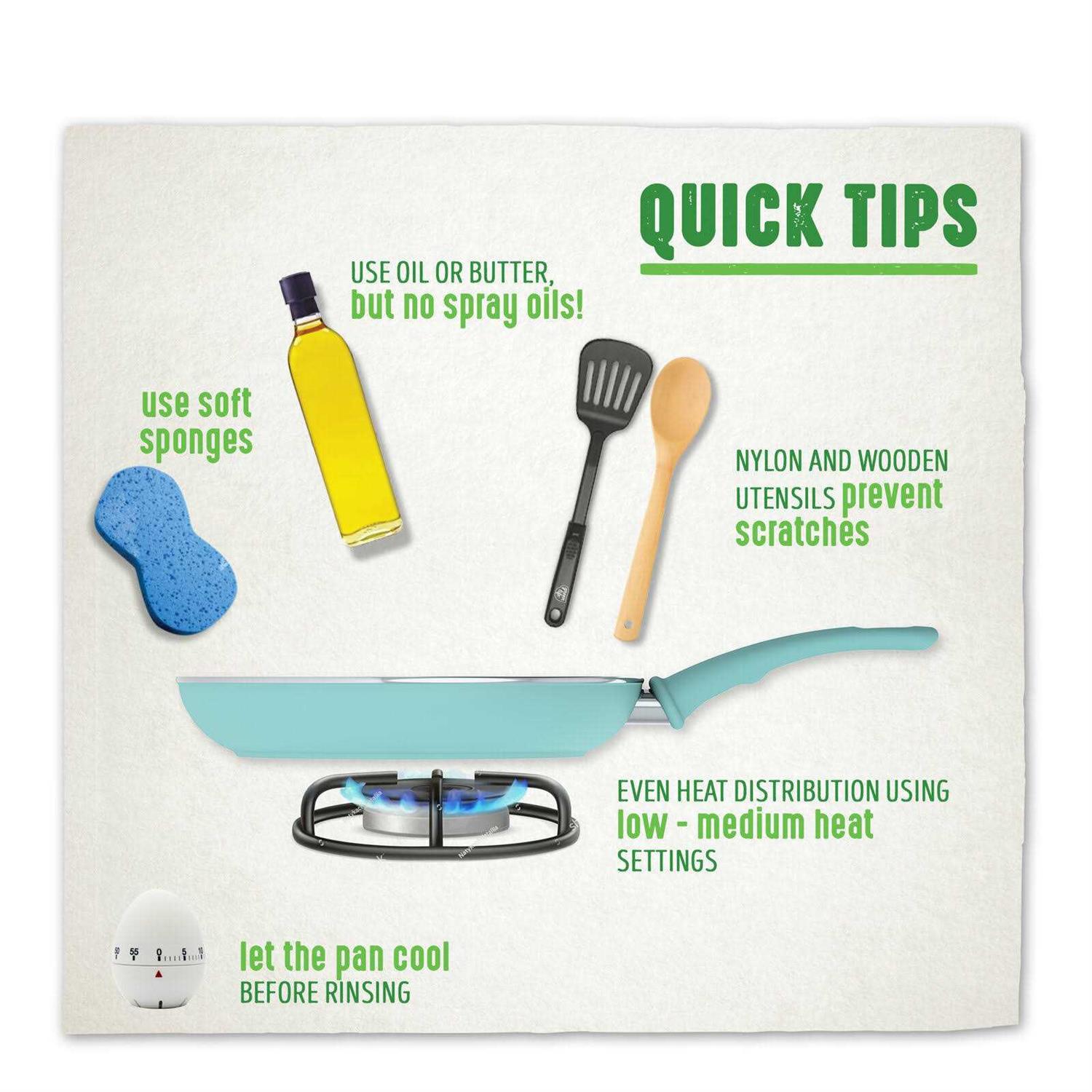 Greenlife 18-Piece Soft Grip Toxin-Free Healthy Ceramic Non-Stick Cookware Set