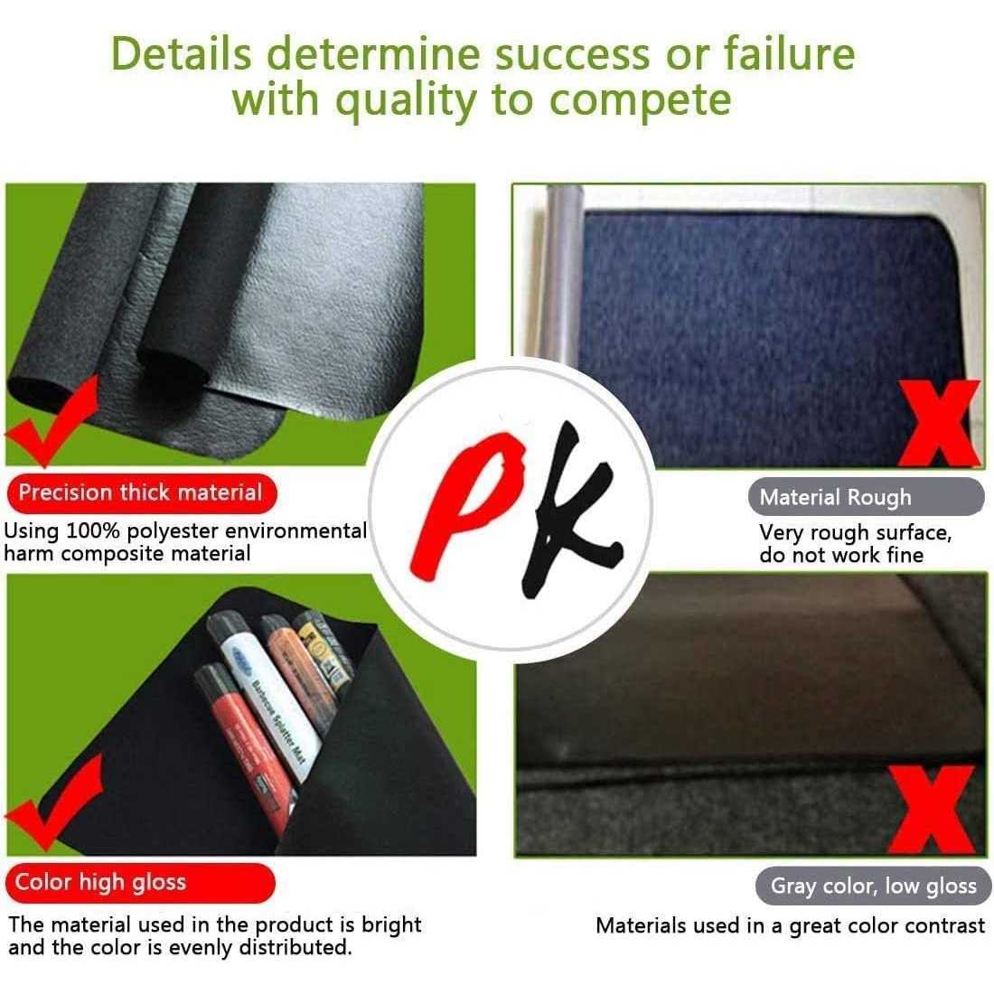 Fireplace Rug Fire Resistant Rectangular Fireproof Hearth Pads Polyester Trim Non Slip Wood Stove Mat