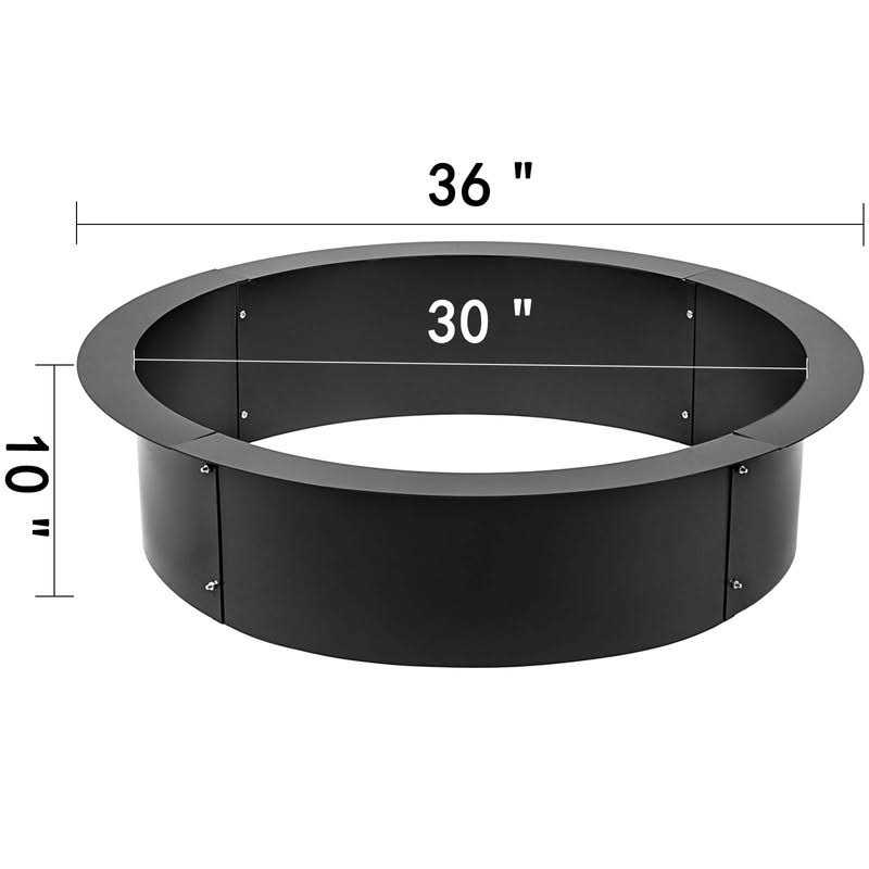 Vbenlem Fire Pit Ring 42-Inch Outer/36-Inch Inner Diameter