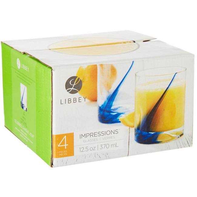 Libbey Blue Ribbon Impressions Rocks