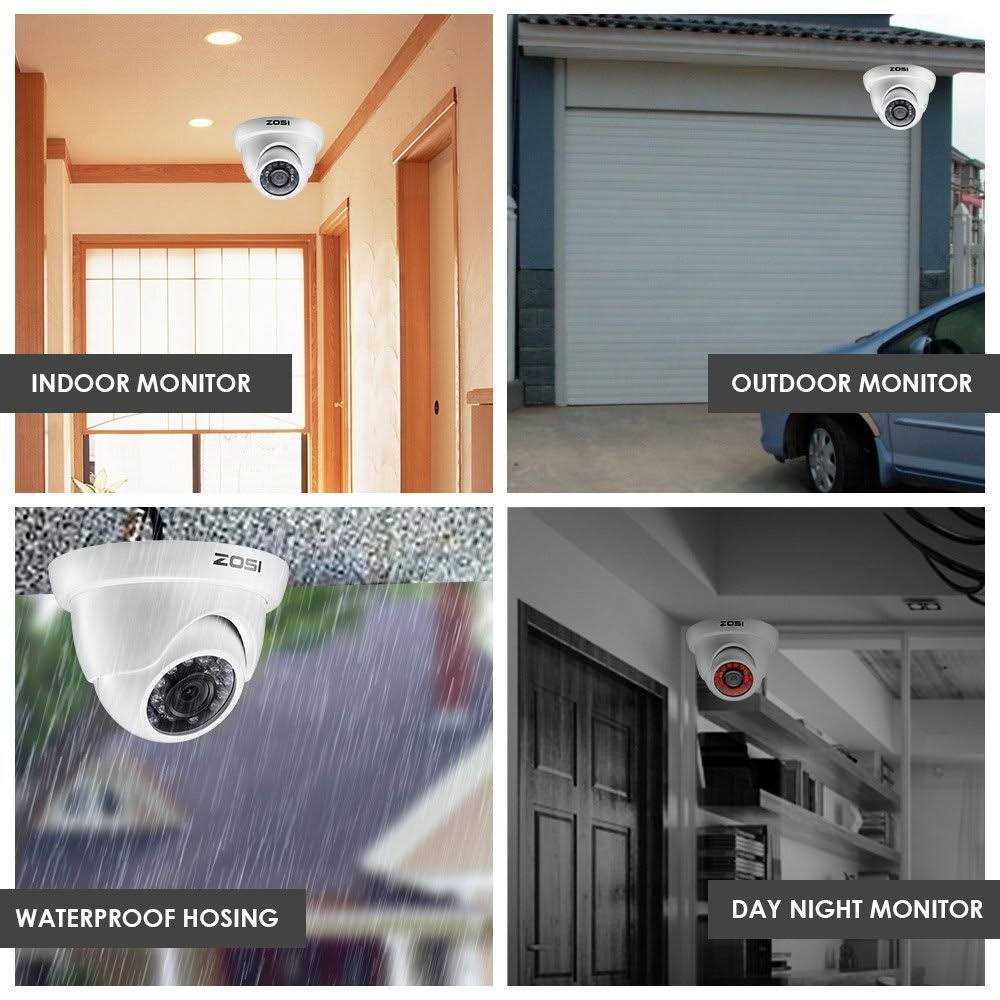 Zosi 8Ch 1080P H.265+ Home Security Camera System,5Mp Lite 8 Channel