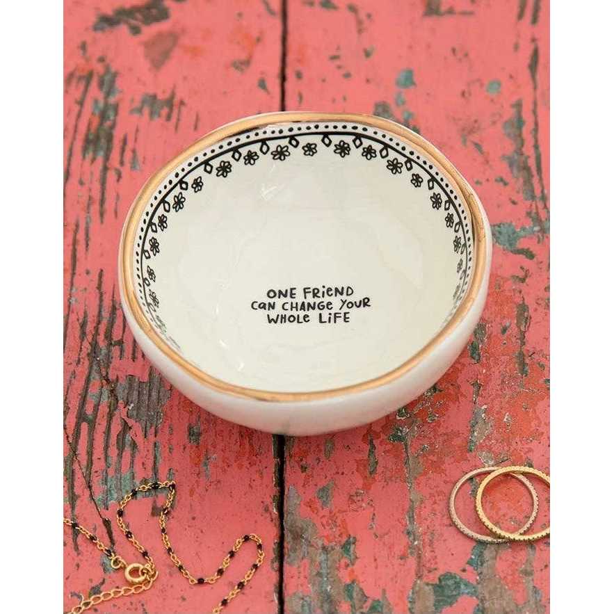 Natural Life Friends Are Angels Giving Trinket Bowl